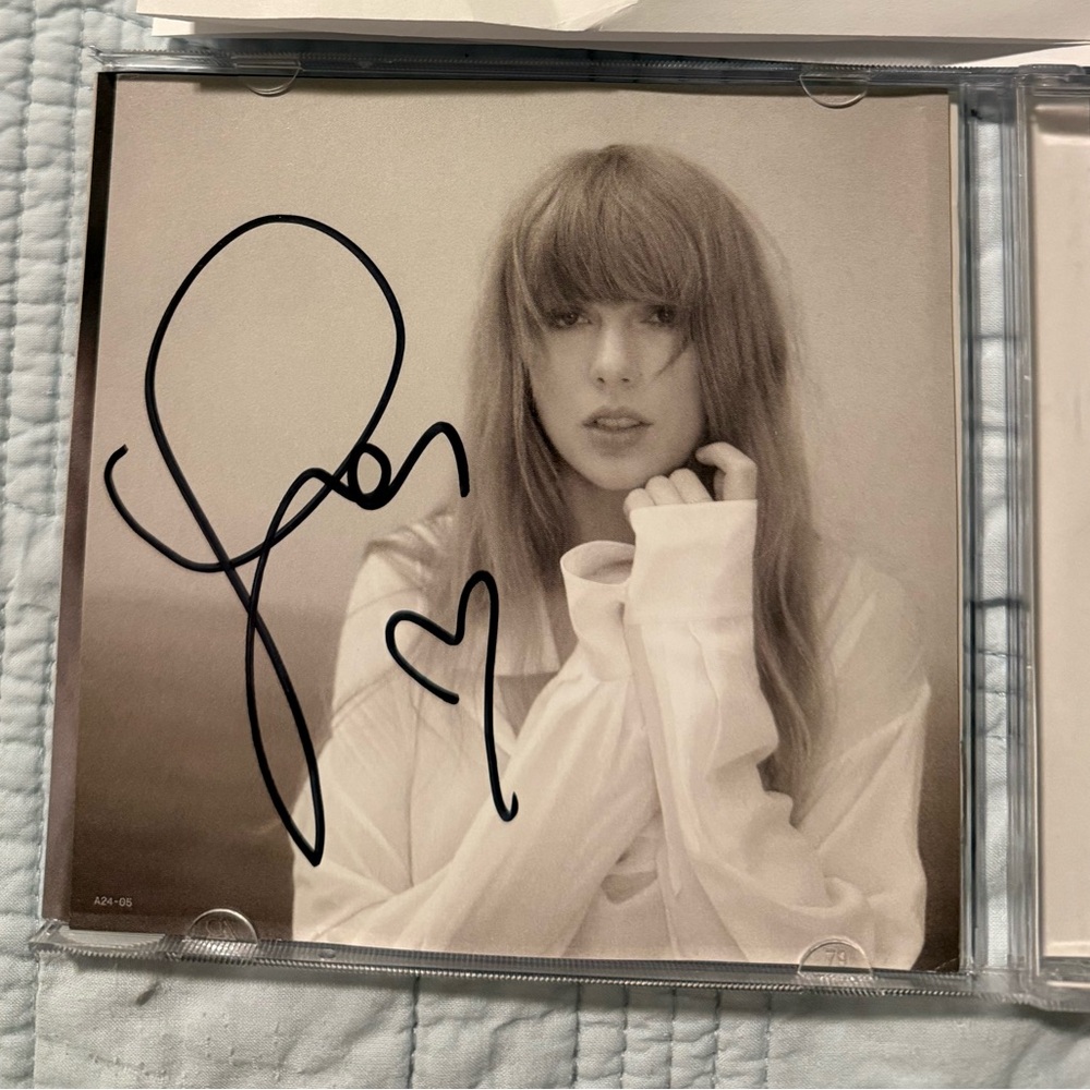 Signed TTPD CD w detached heart